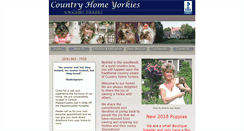 Desktop Screenshot of countryhomeyorkies.com